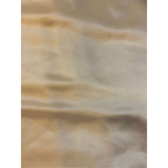 Nicole made in USA union tag Small White Satin lace gown #67436 ruffle pink bow - Picture 7 of 8